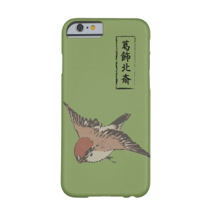 HOKUSAI sparrow iPhone case -MATSUBA color-